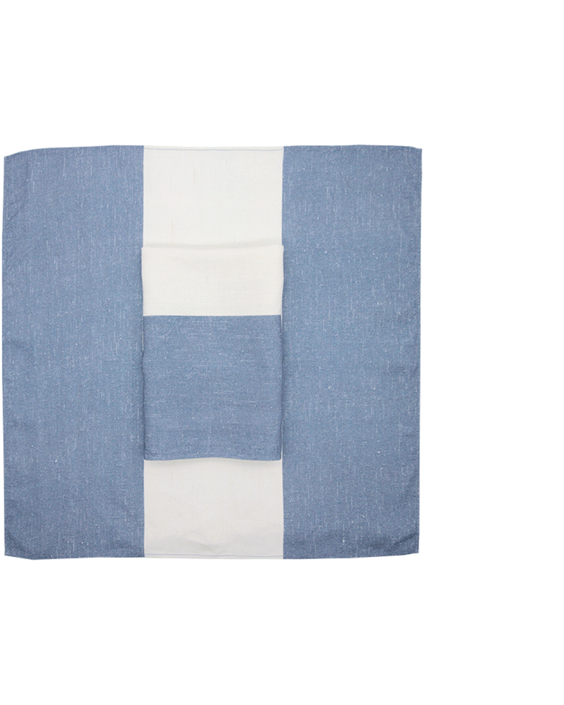 BLUE STRIPE NAPKIN SET