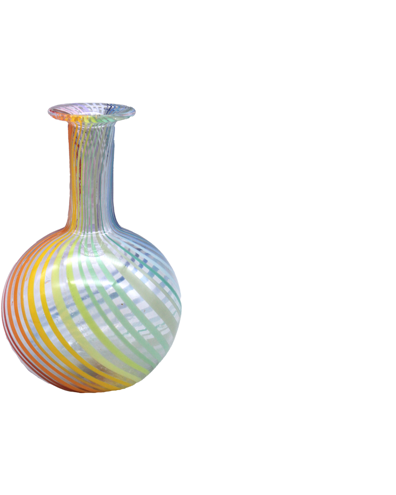 TALL RAINBOW FILIGRANA VASE