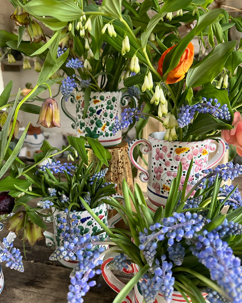 BORDEAUX FLORAL LOVING CUP