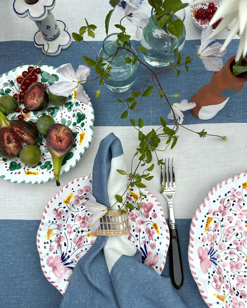 RATTAN NAPKIN RING SET