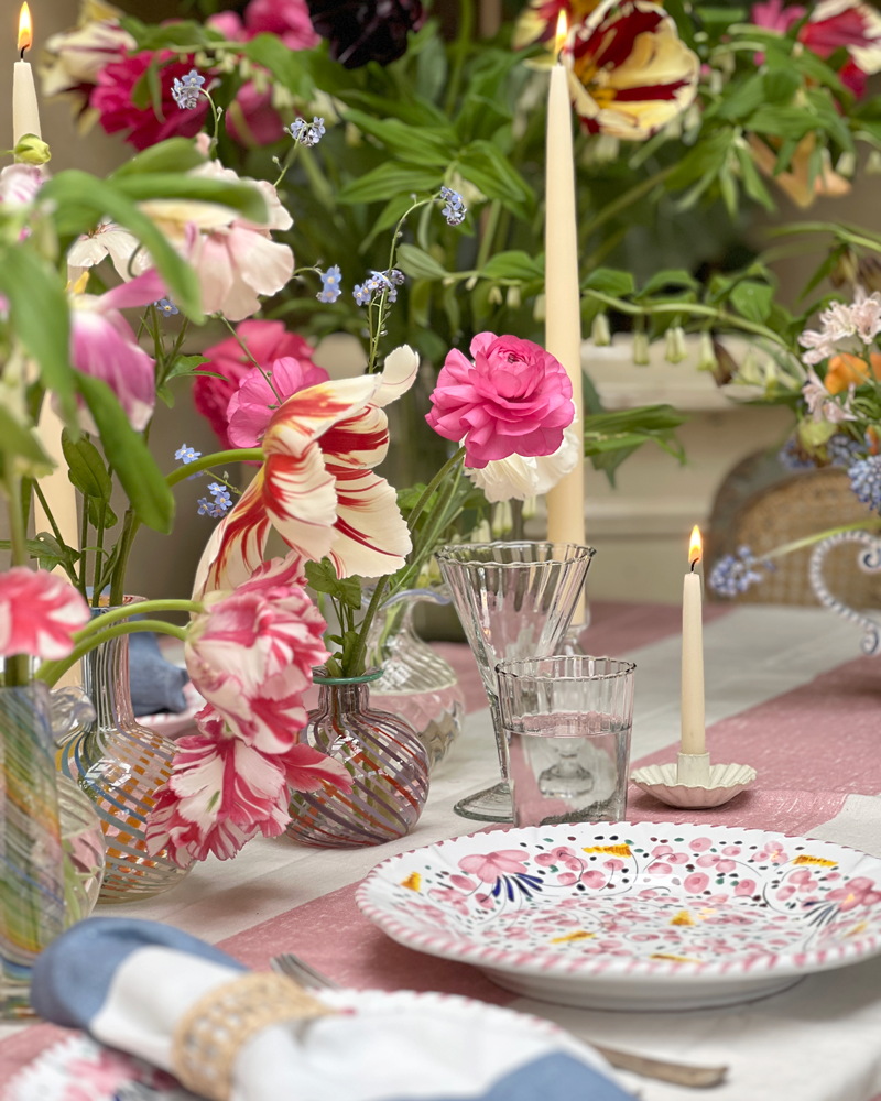 PINK FILIGRANA VASE