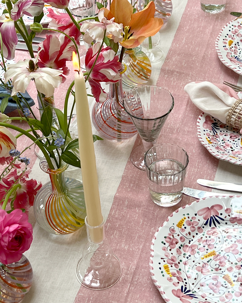 TALL RAINBOW FILIGRANA VASE