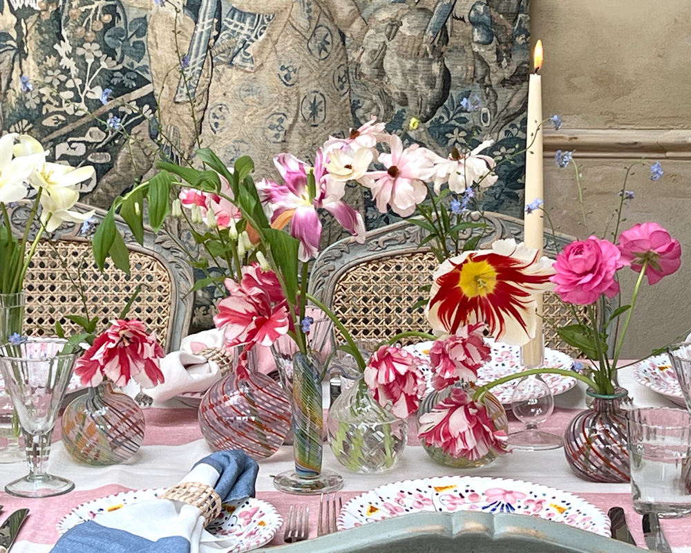 PINK FILIGRANA VASE
