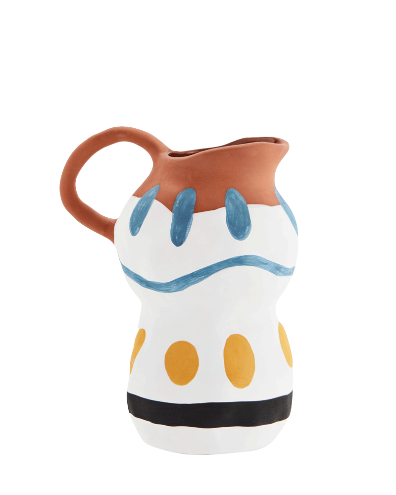 Terracotta Spotted Jug
