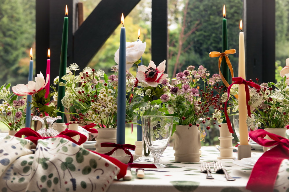 LITTLE VELVET BOW SET