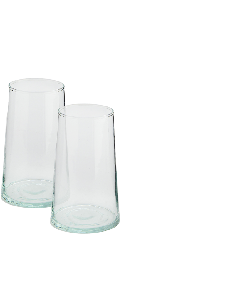 RECYCLED GLASS TUMBLERS