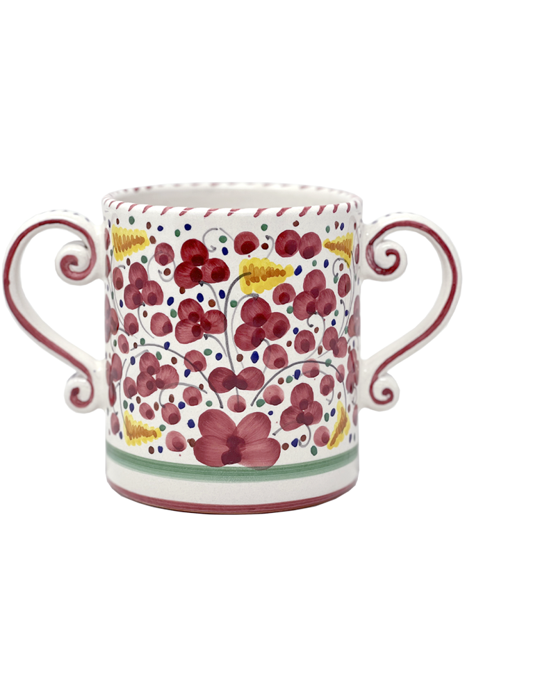 BORDEAUX FLORAL LOVING CUP