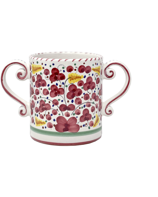 BORDEAUX FLORAL LOVING CUP