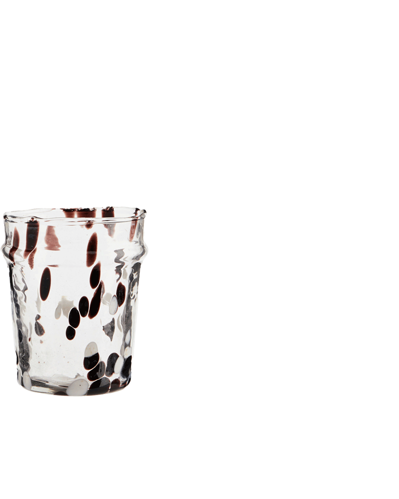 BROWN SPOTTED TUMBLER