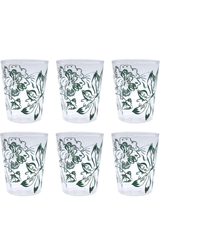 GREEN BOTANICA TUMBLER SET