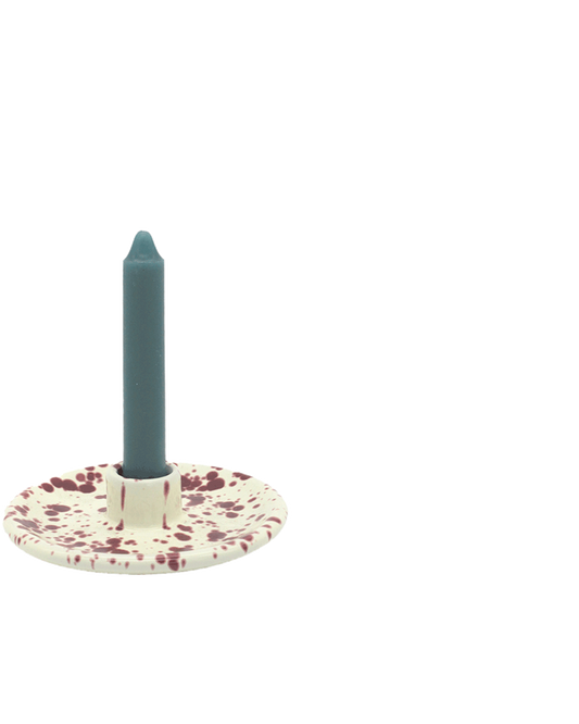 CHERRY SPLATTER CANDLESTICK