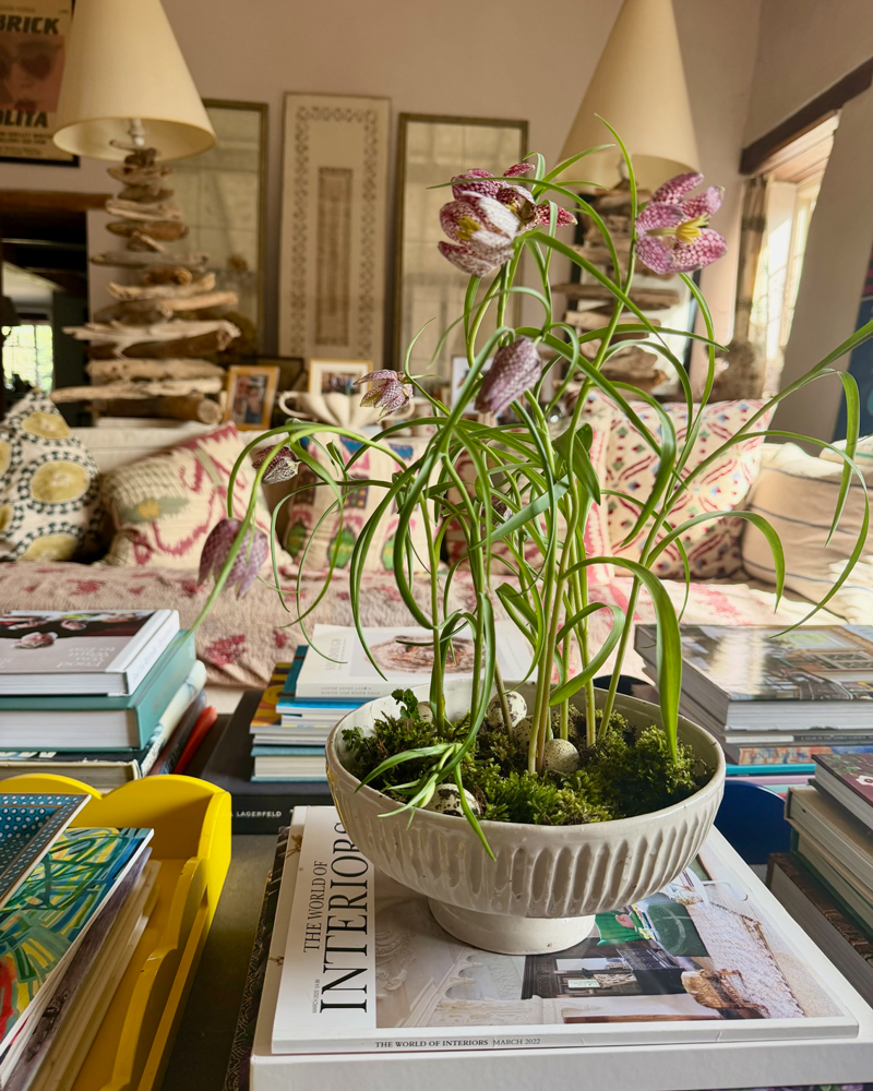 FOOTED STONEWARE BOWL