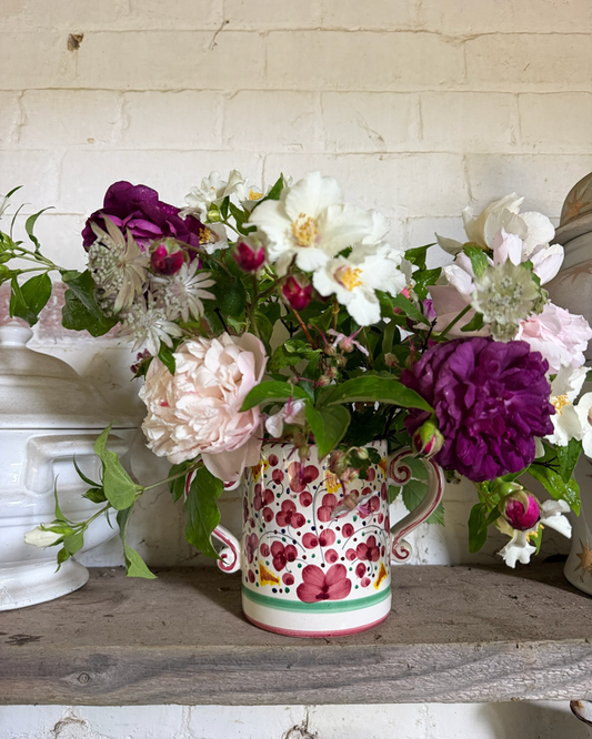 BORDEAUX FLORAL LOVING CUP