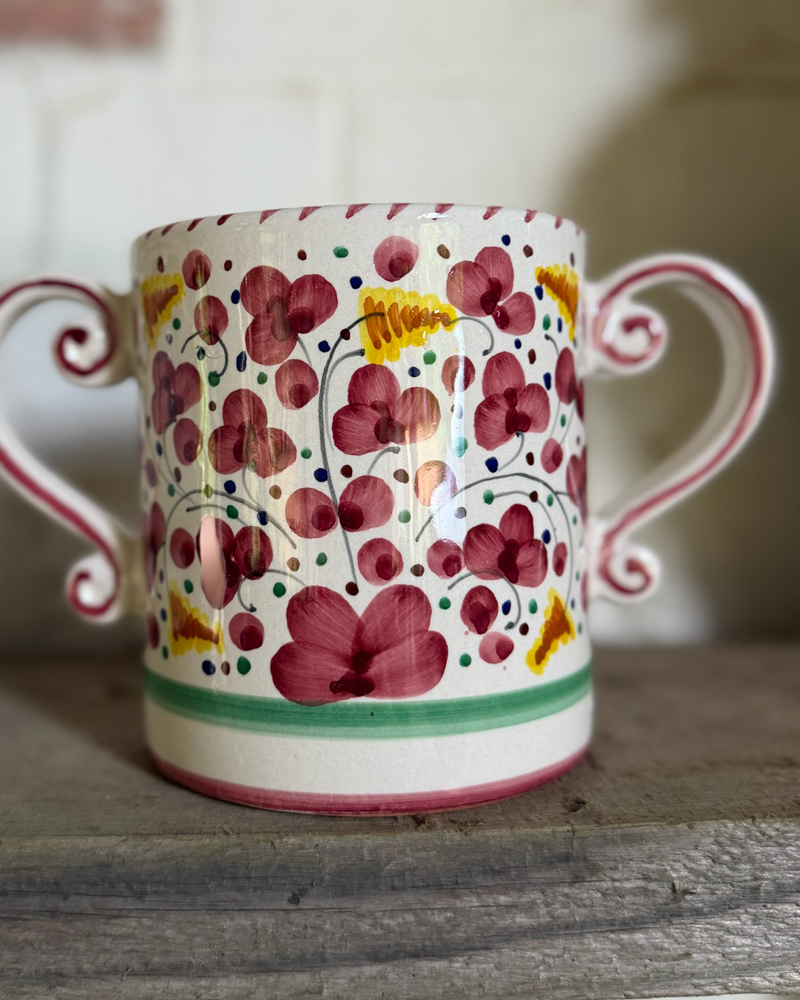BORDEAUX FLORAL LOVING CUP
