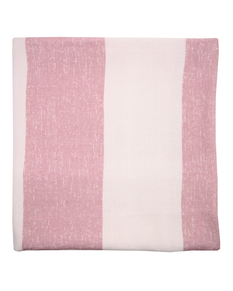 Pink Stripe Tablecloth