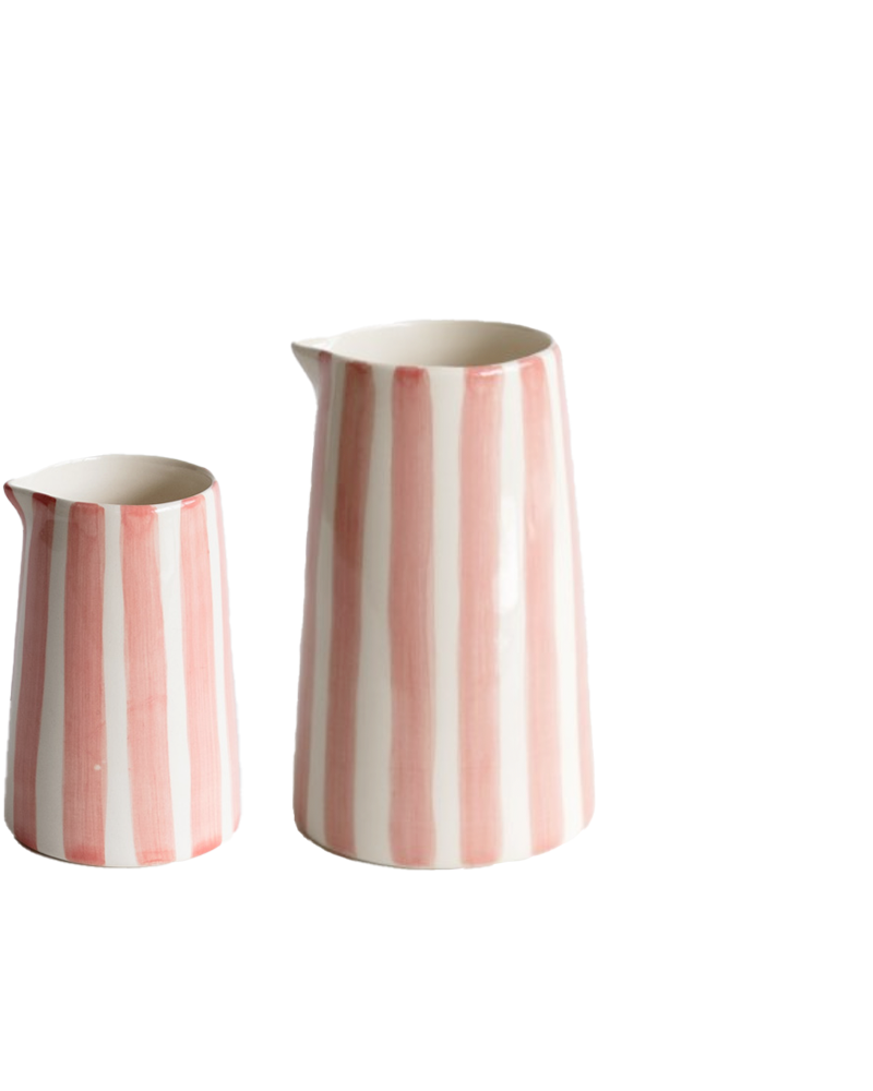 PINK STRIPE VASE