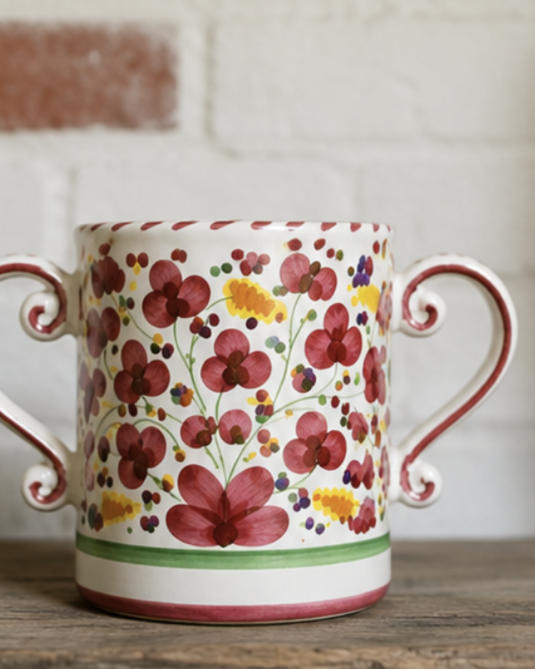 BORDEAUX FLORAL LOVING CUP