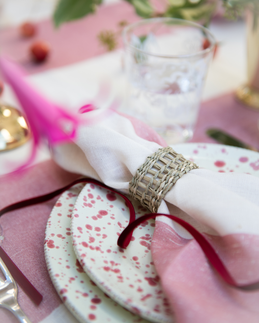 RATTAN NAPKIN RING SET