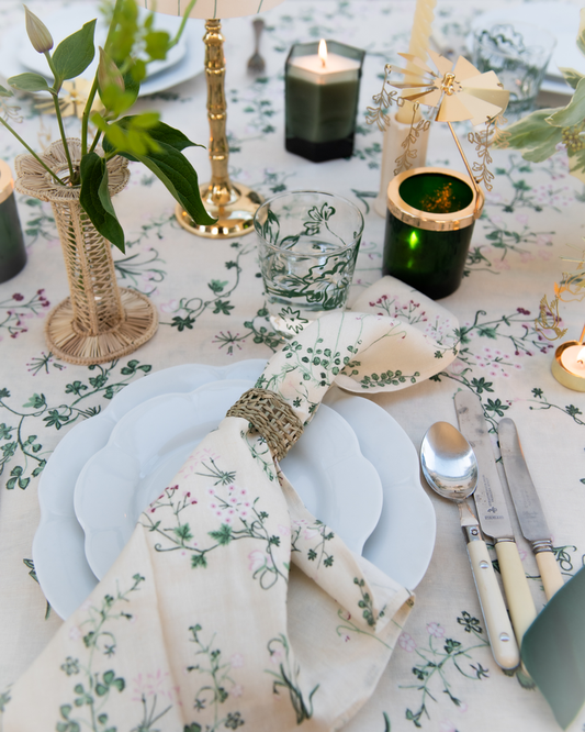 RATTAN NAPKIN RING SET